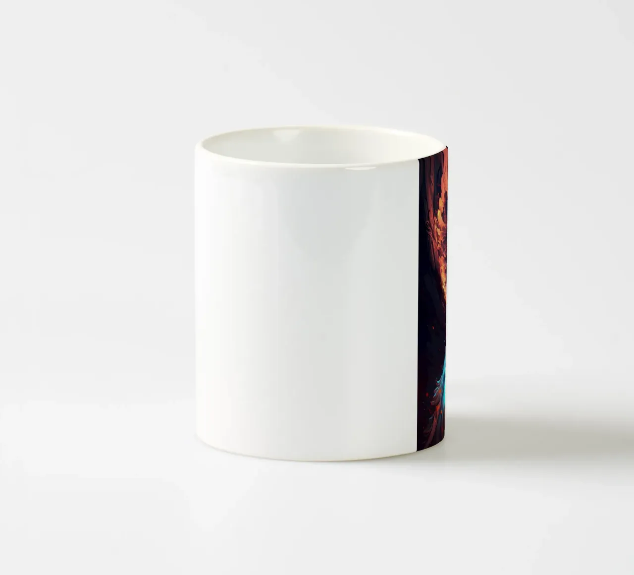 Uccello della Fenice tazza in ceramica da Mikesell