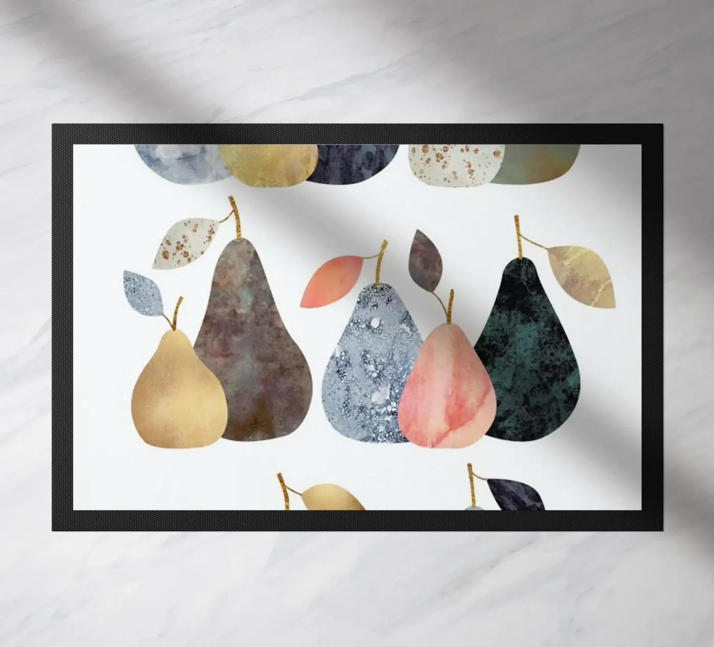 Pears doormat by Elisabeth Fredriksson