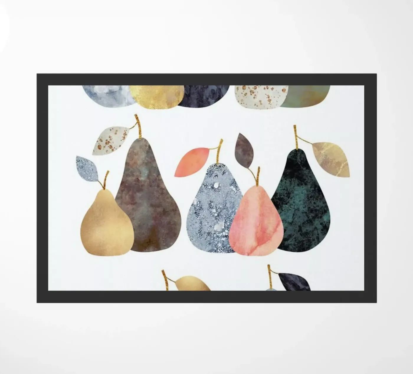 Pears doormat by Elisabeth Fredriksson