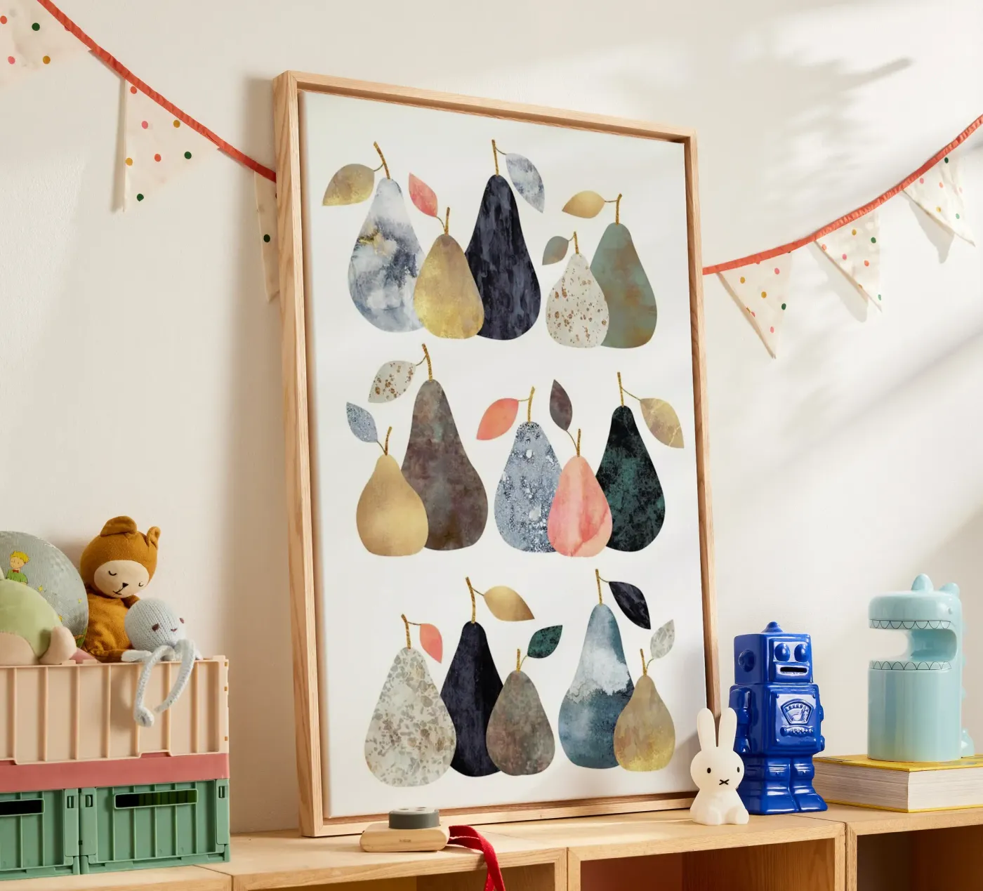 Pears canvas van Elisabeth Fredriksson
