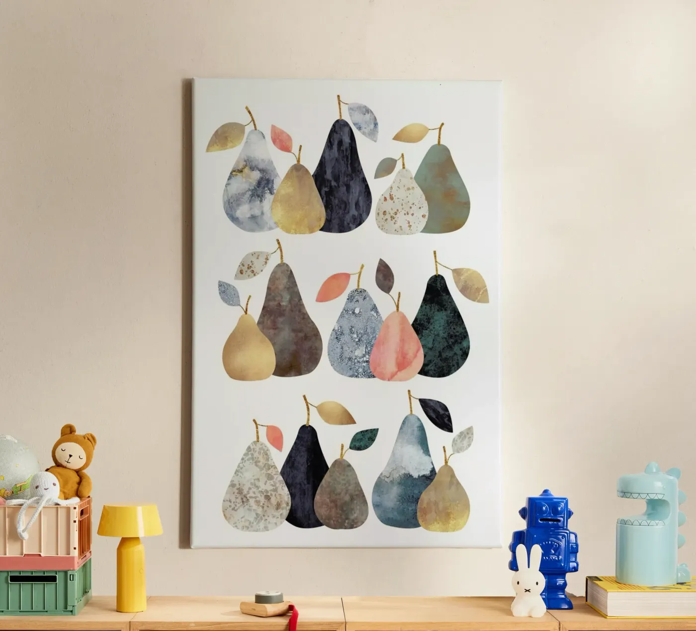 Pears canvas van Elisabeth Fredriksson