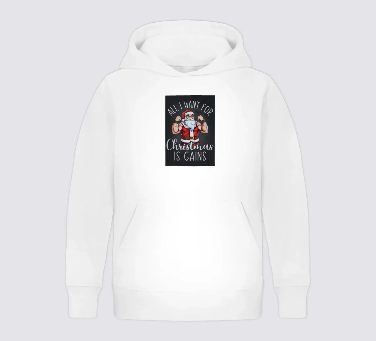 Winst voor kerstman kinder hoodie van Delaplane