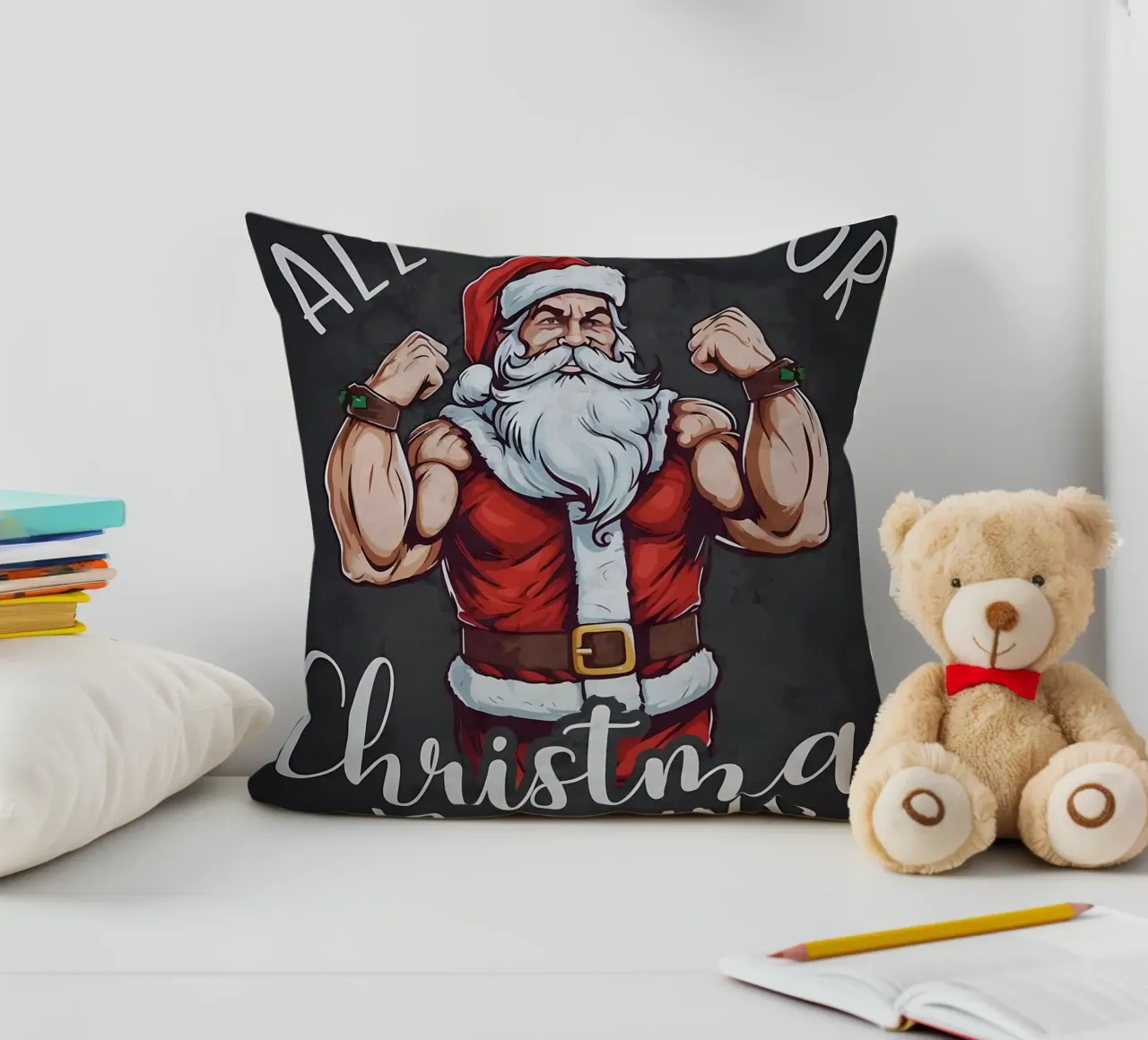 Guadagni per Babbo Natale cuscino da Delaplane