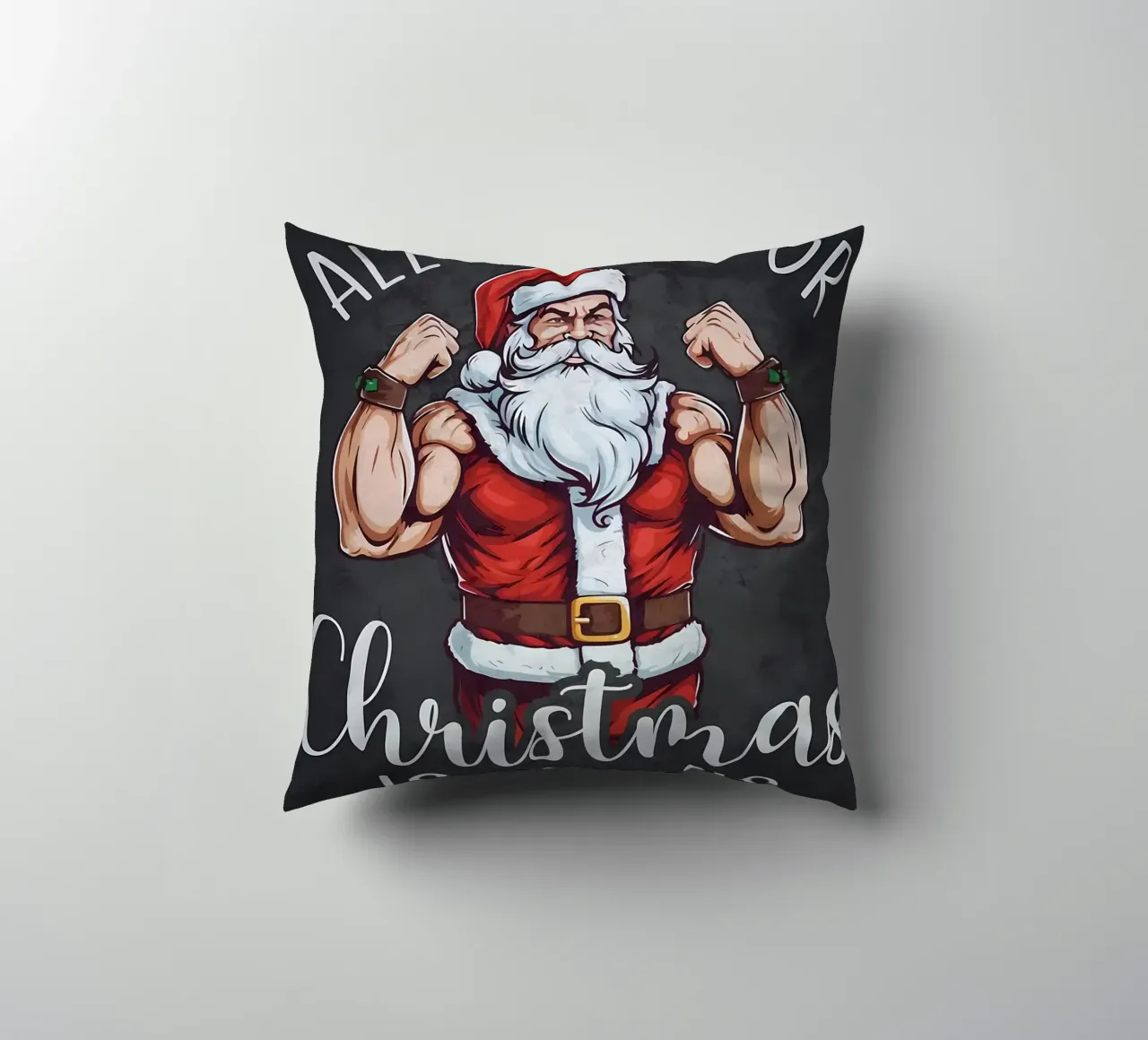 Guadagni per Babbo Natale cuscino da Delaplane