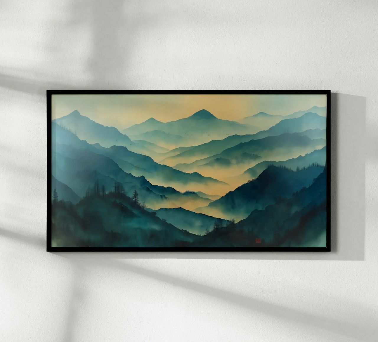Mist emerge 5 - wideview poster by The Quiet Senju