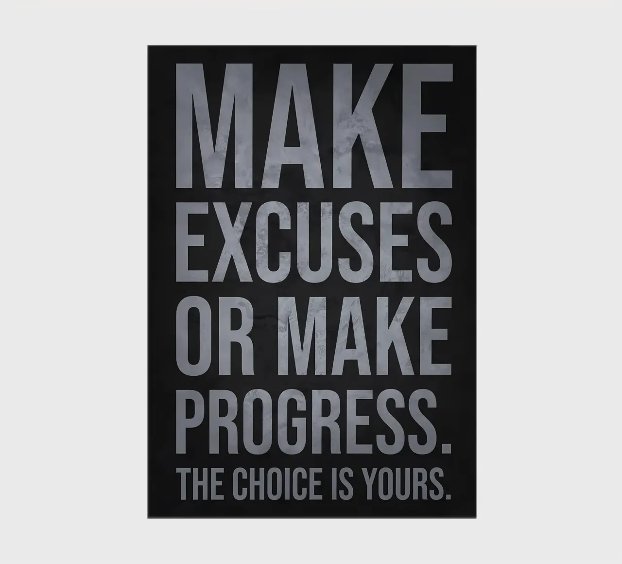 Excusas o progreso cuaderno de Bassy