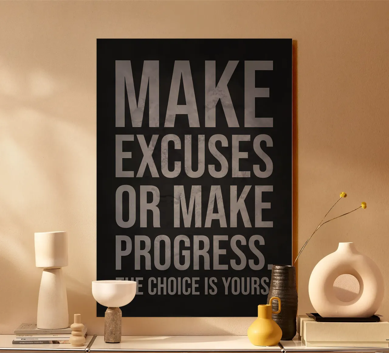 Excuses ou progrès plexiglas de Bassy