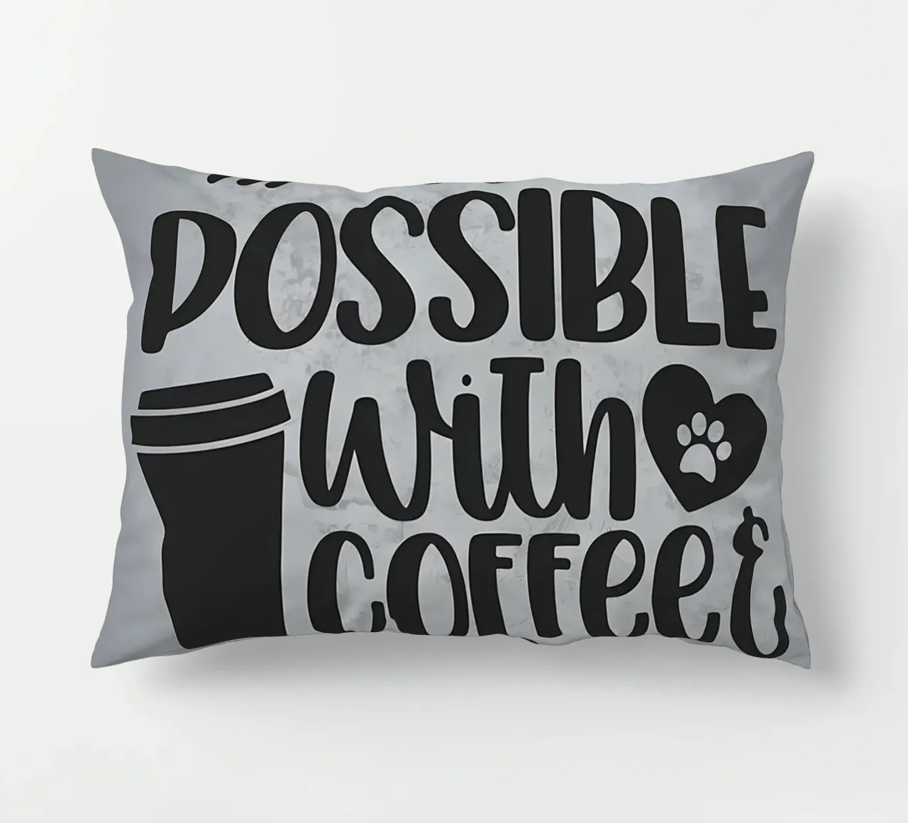 Cani e caffè cuscino da Delaplane