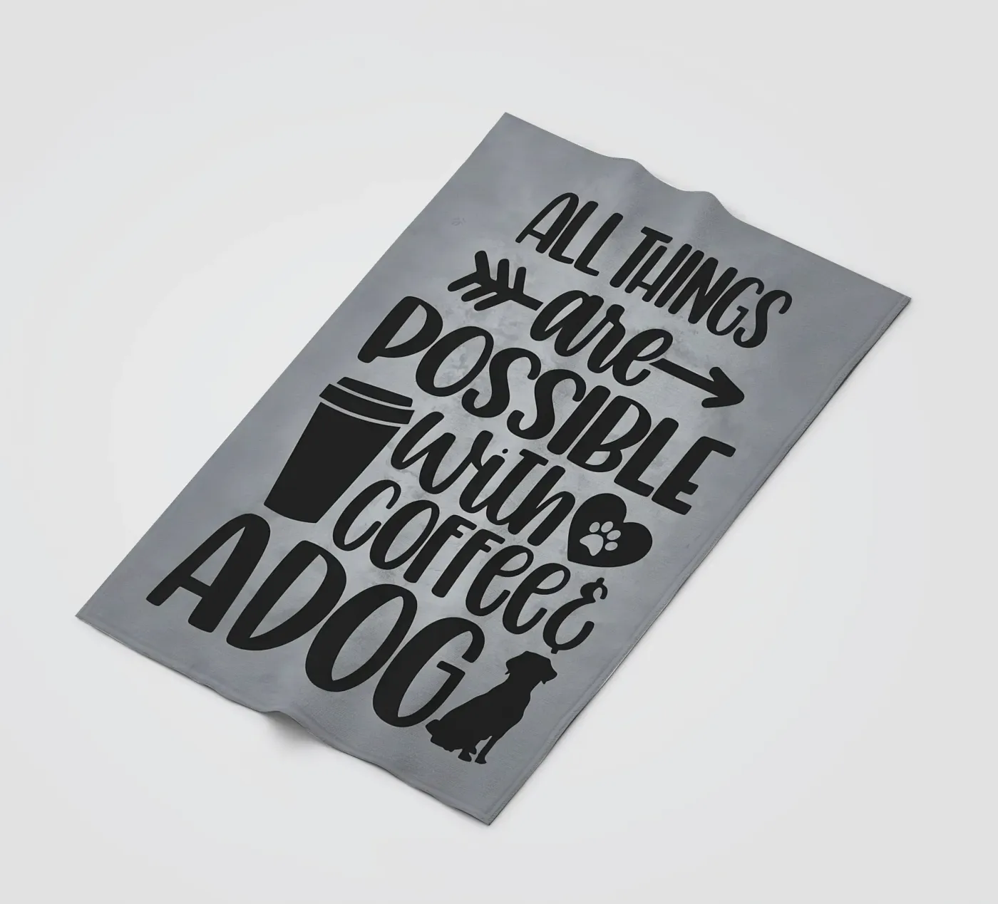 Cani e caffè coperta in pile da Delaplane