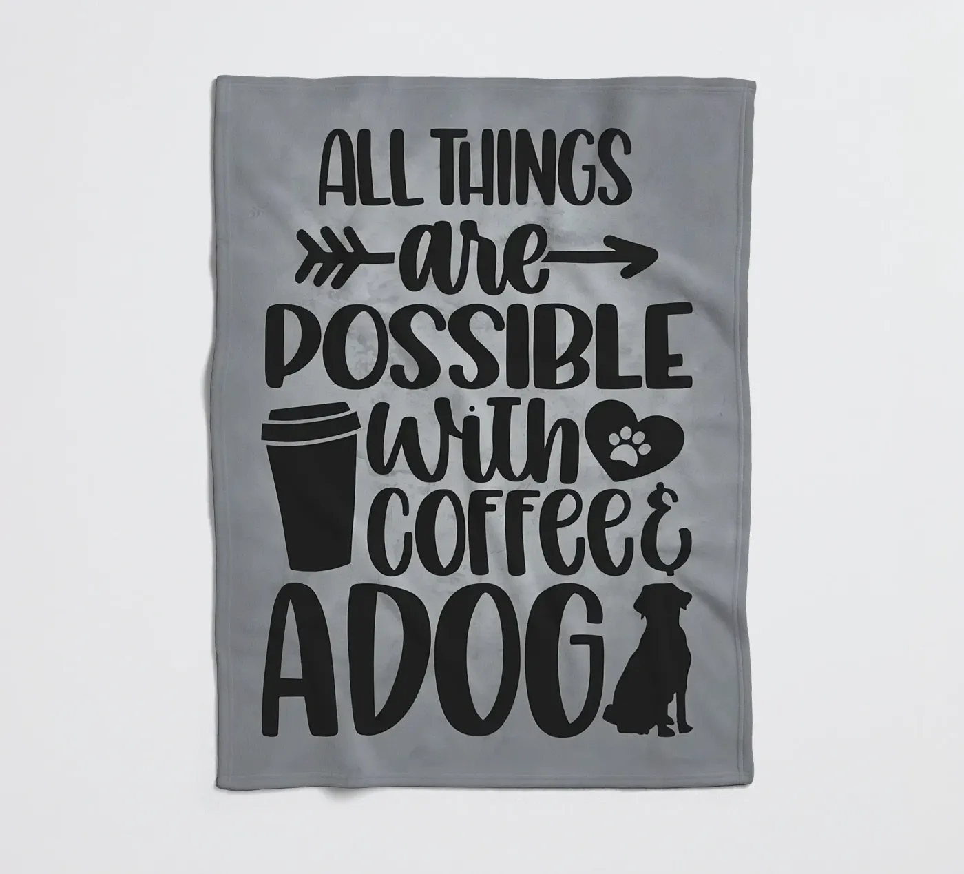 Cani e caffè coperta in pile da Delaplane