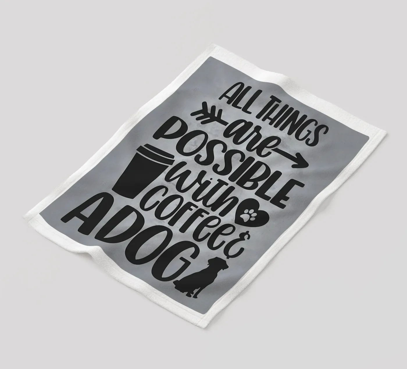 Cani e caffè coperta in pile da Delaplane