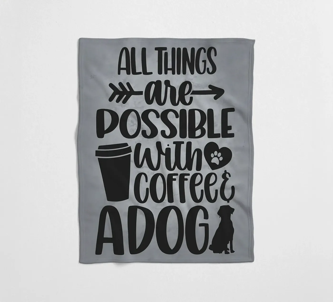 Cani e caffè coperta in pile da Delaplane