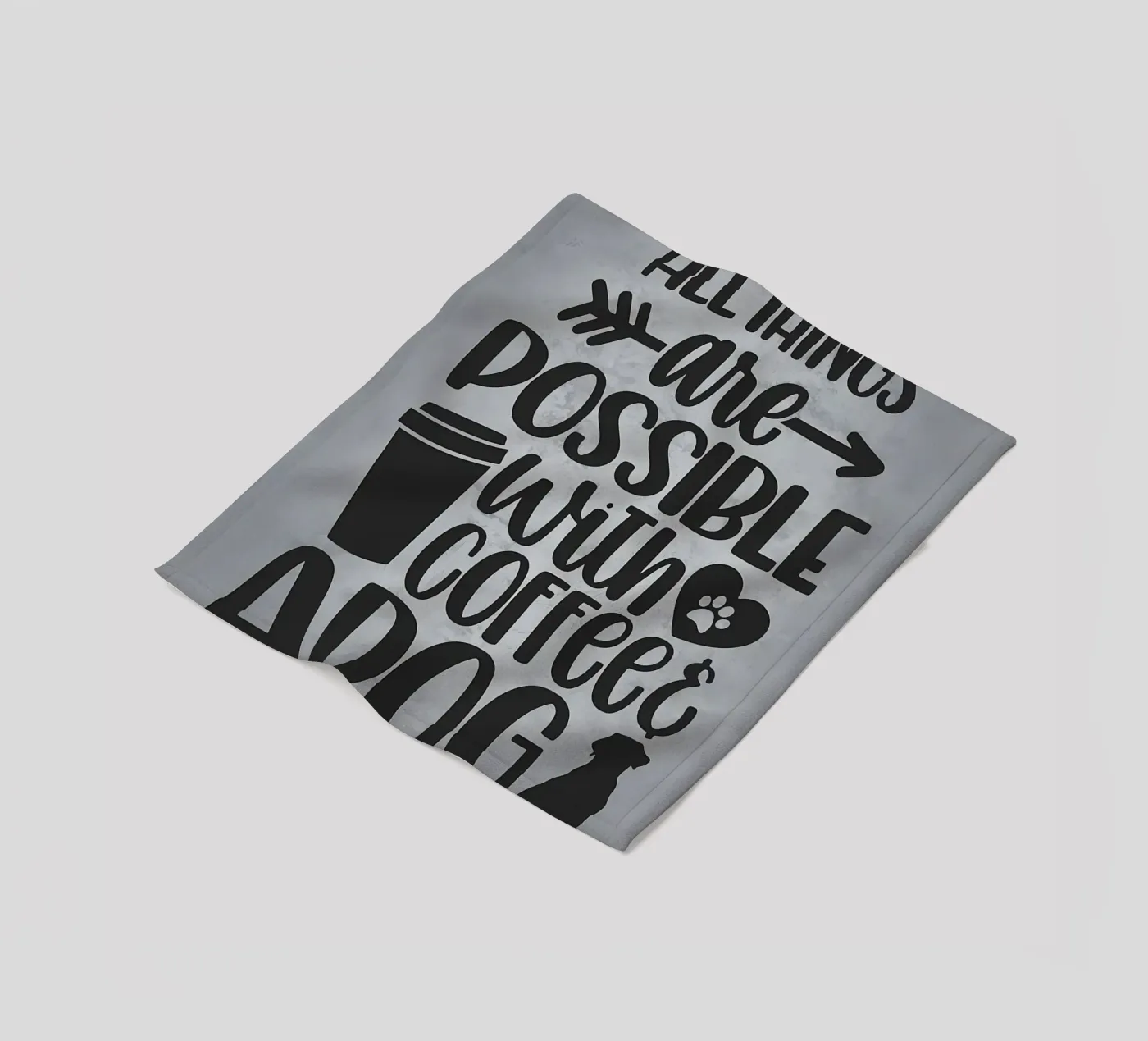 Cani e caffè coperta in pile da Delaplane