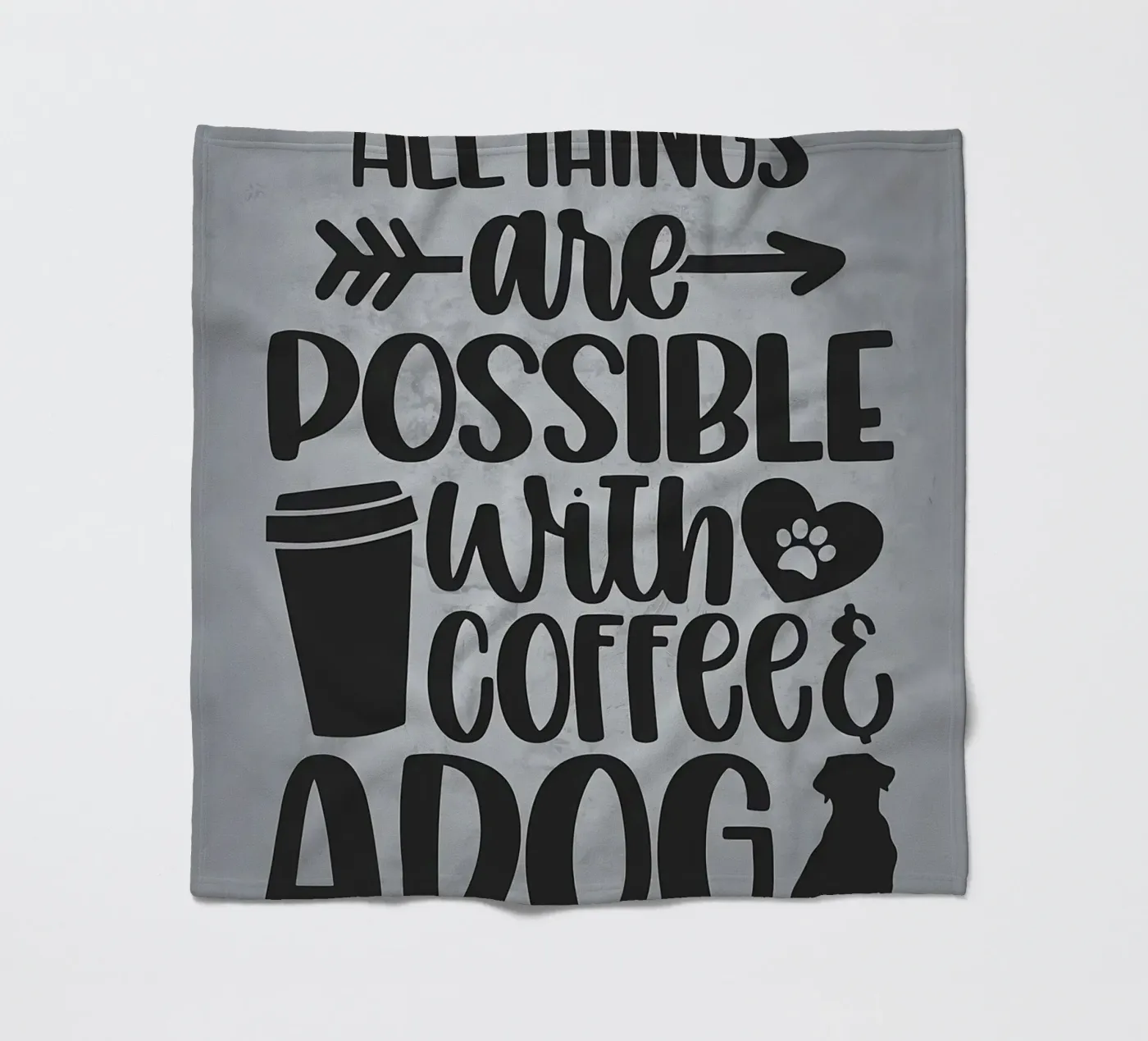 Cani e caffè coperta in pile da Delaplane