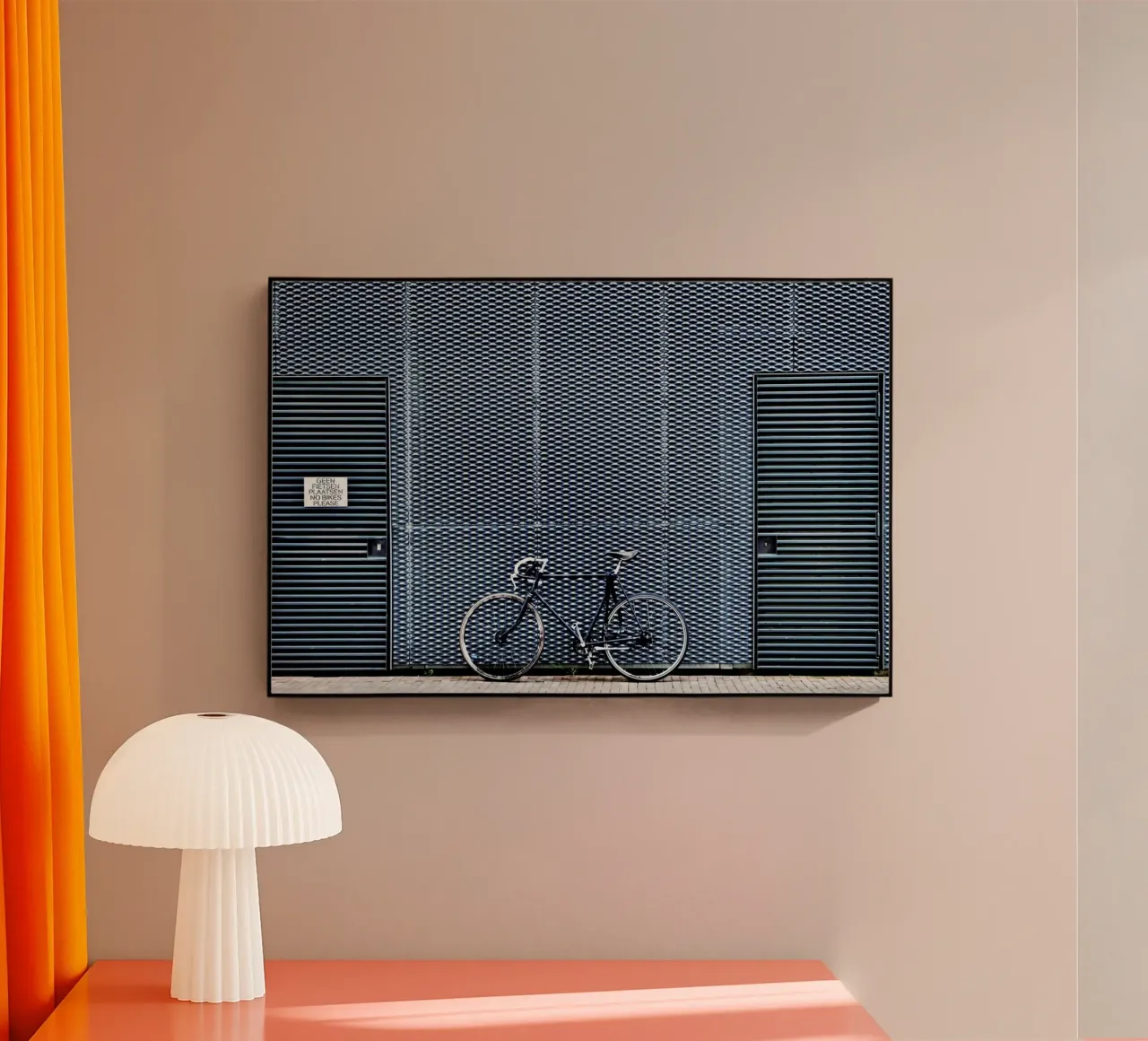 No Bikes Please plexiglass da Pictufy