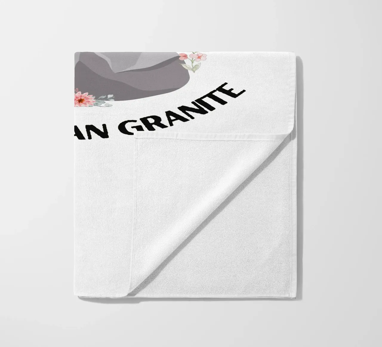 Rocks may be tough, but cannot compare to strength of Jesus beach towel by Lionandlamb