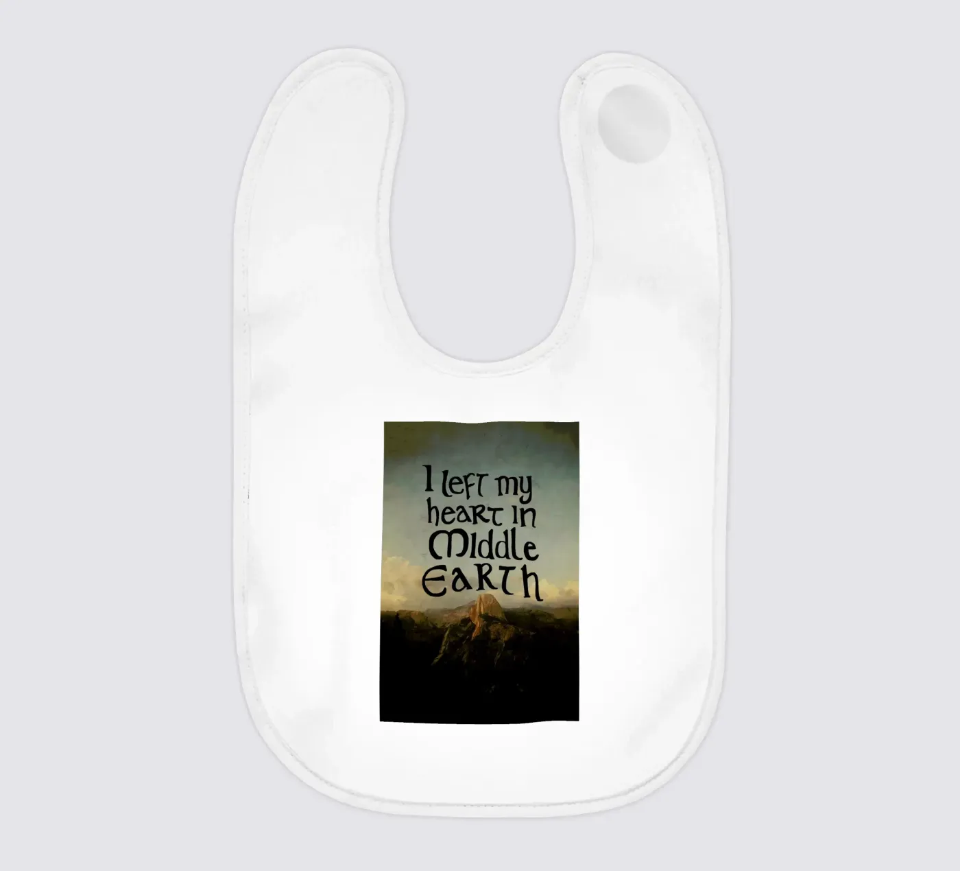 Middle Earth bavaglino da Leah Flores