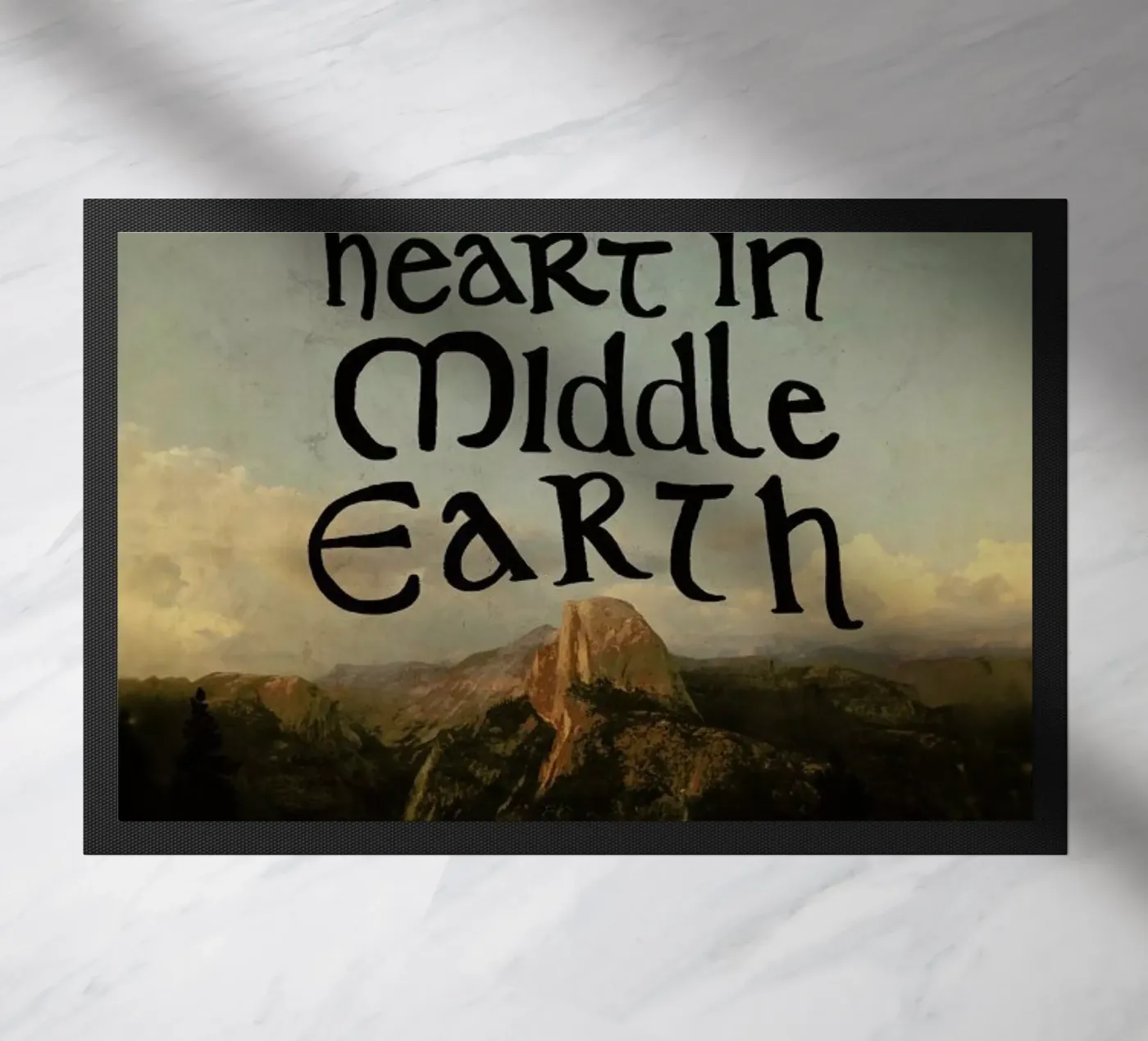 Middle Earth doormat by Leah Flores