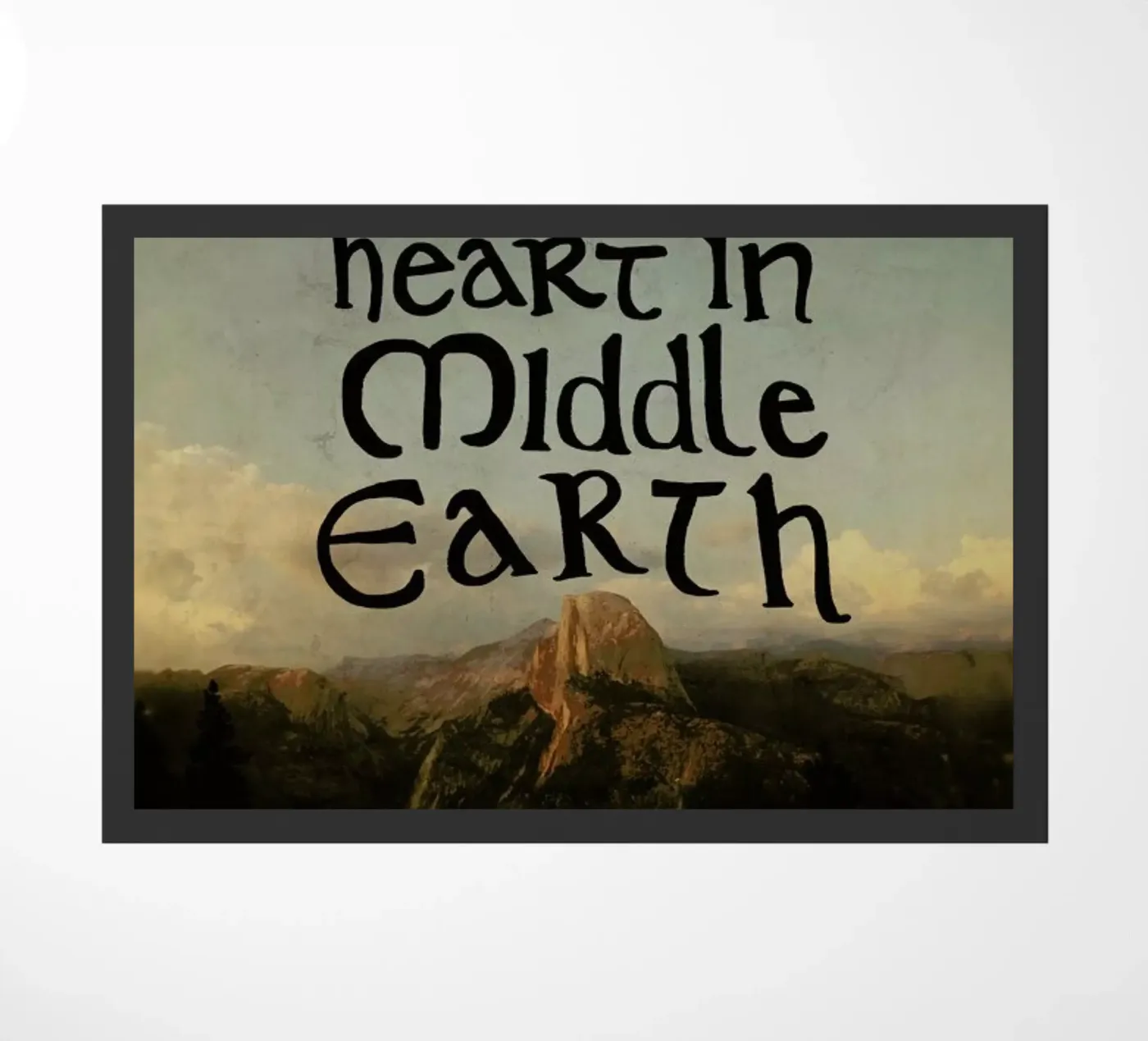 Middle Earth doormat by Leah Flores