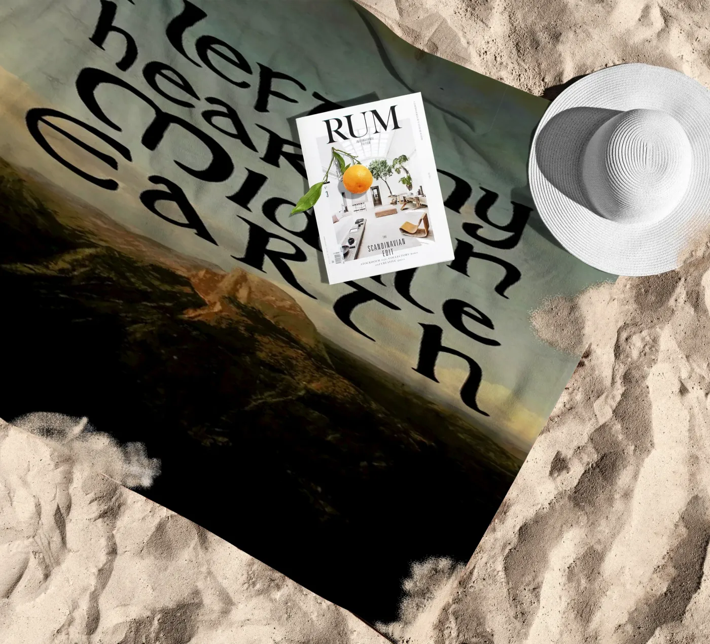 Middle Earth telo mare da Leah Flores