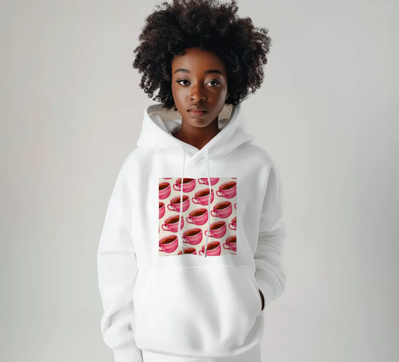 Coffee Patterns Coffee sudadera con capucha de Kelly Gilleran