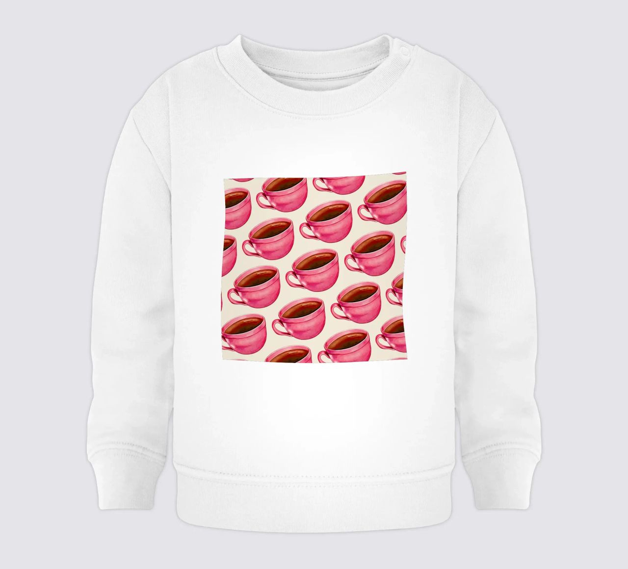 Coffee Patterns Coffee felpa neonato da Kelly Gilleran