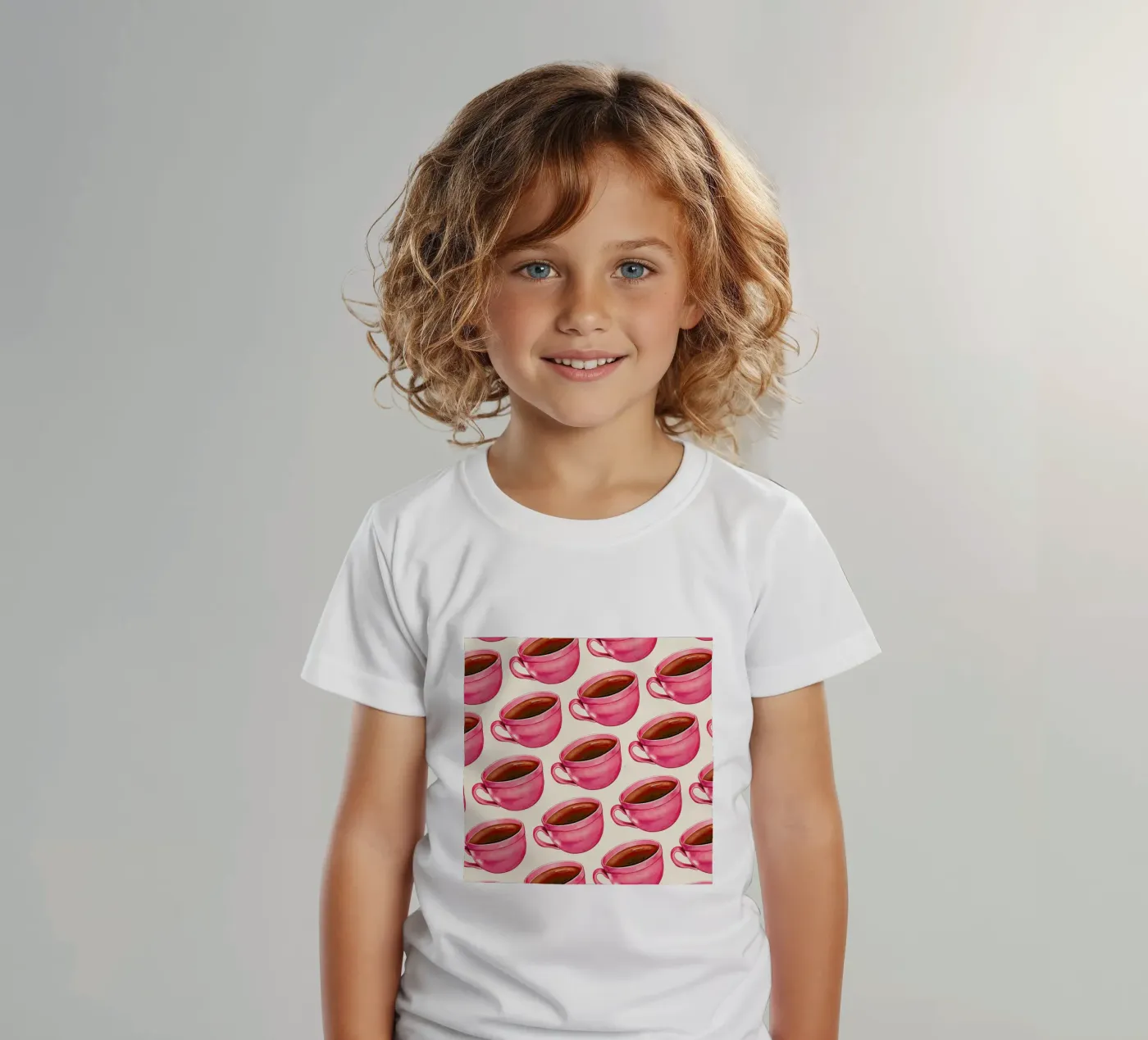 Coffee Patterns Coffee kinder t-shirt van Kelly Gilleran