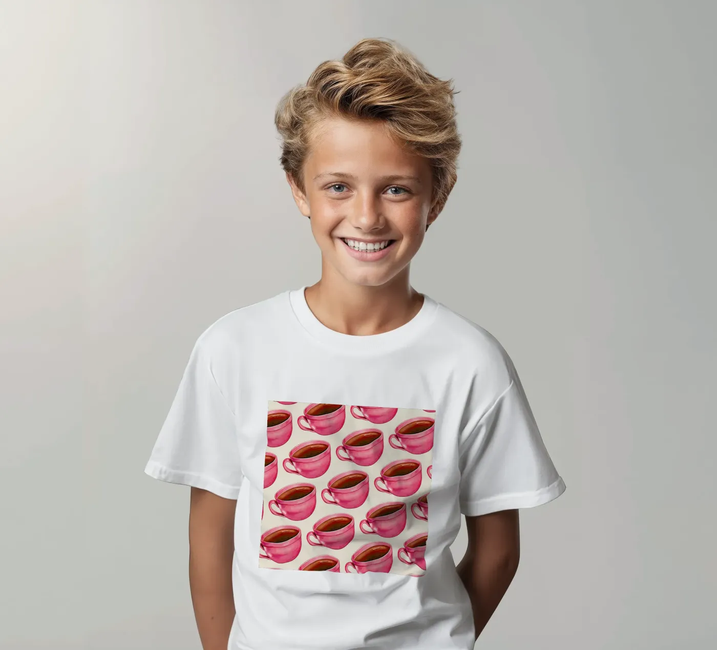 Coffee Patterns Coffee kinder t-shirt van Kelly Gilleran