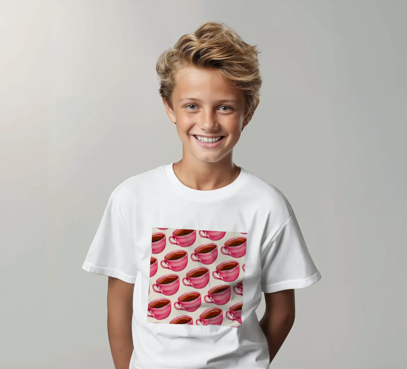 Coffee Patterns Coffee kinder t-shirt van Kelly Gilleran