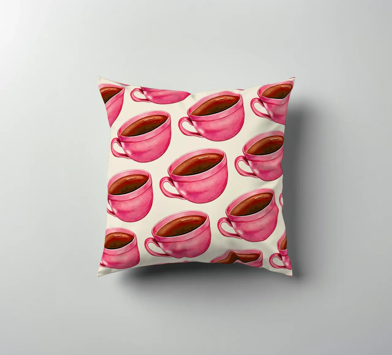 Coffee Patterns Coffee cuscino da Kelly Gilleran