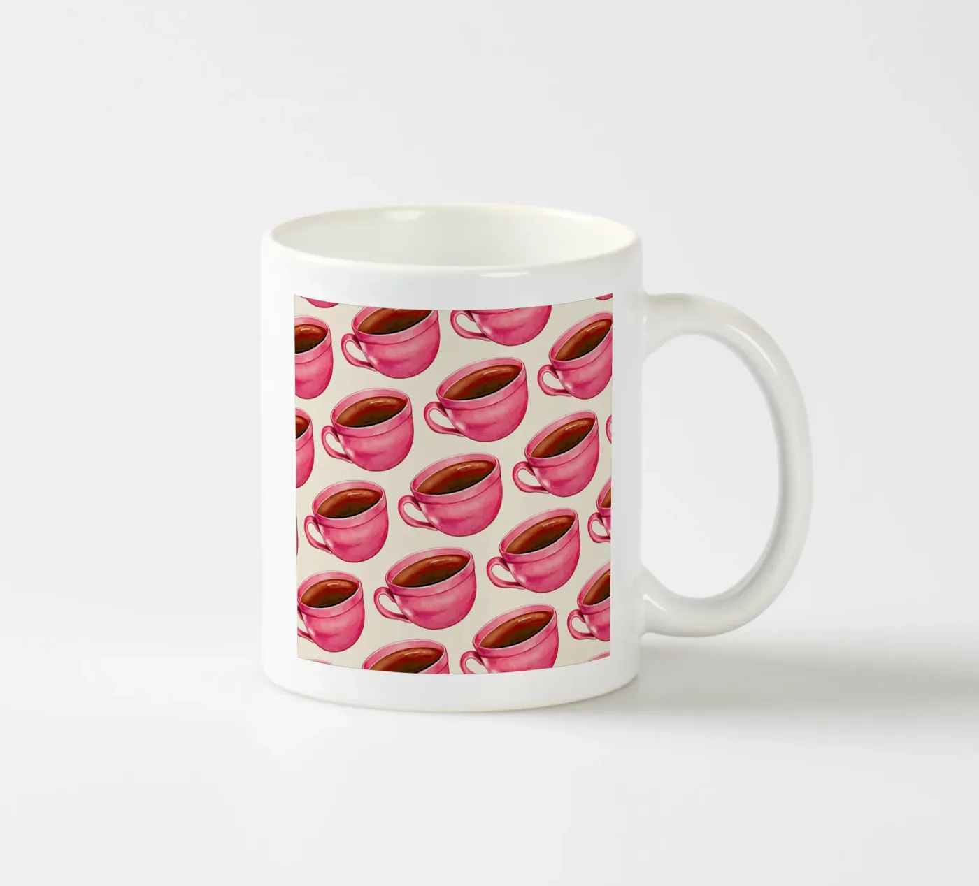 Coffee Patterns Coffee ceramic mug by Kelly Gilleran