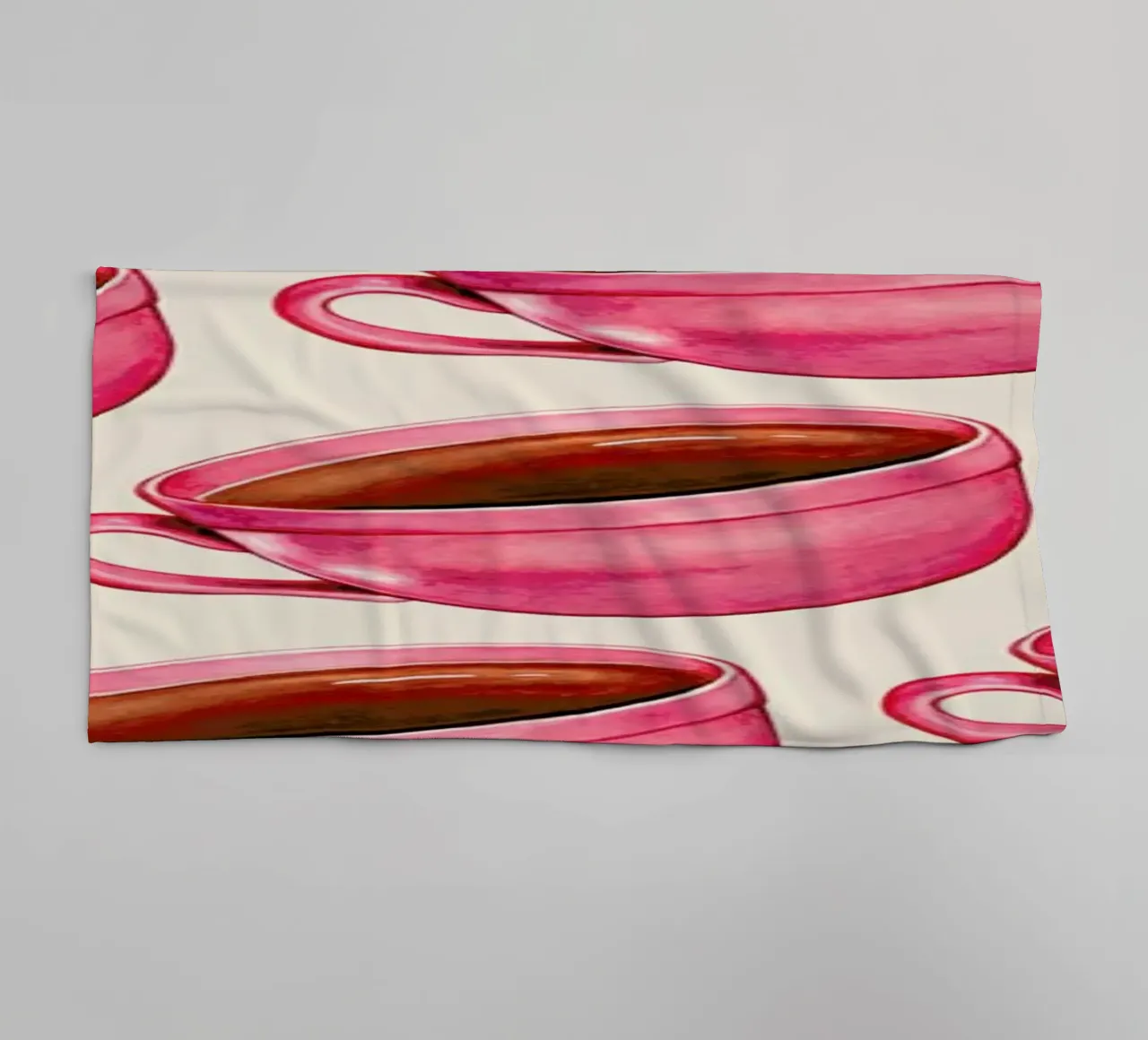 Coffee Patterns Coffee towel by Kelly Gilleran