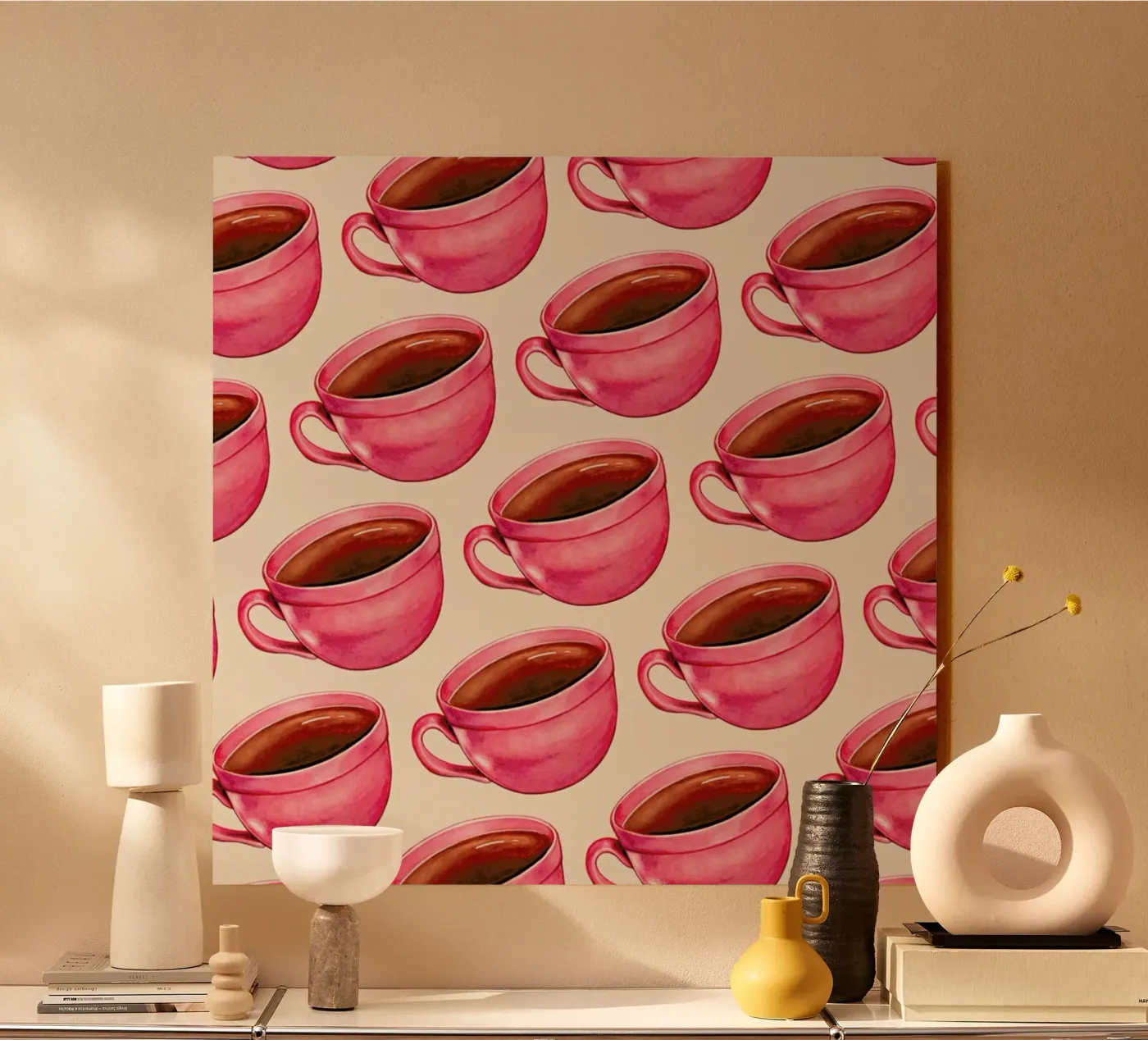 Coffee Patterns Coffee forex plate by Kelly Gilleran