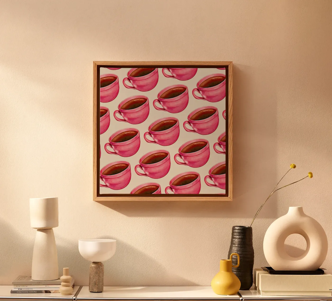 Coffee Patterns Coffee tela da Kelly Gilleran
