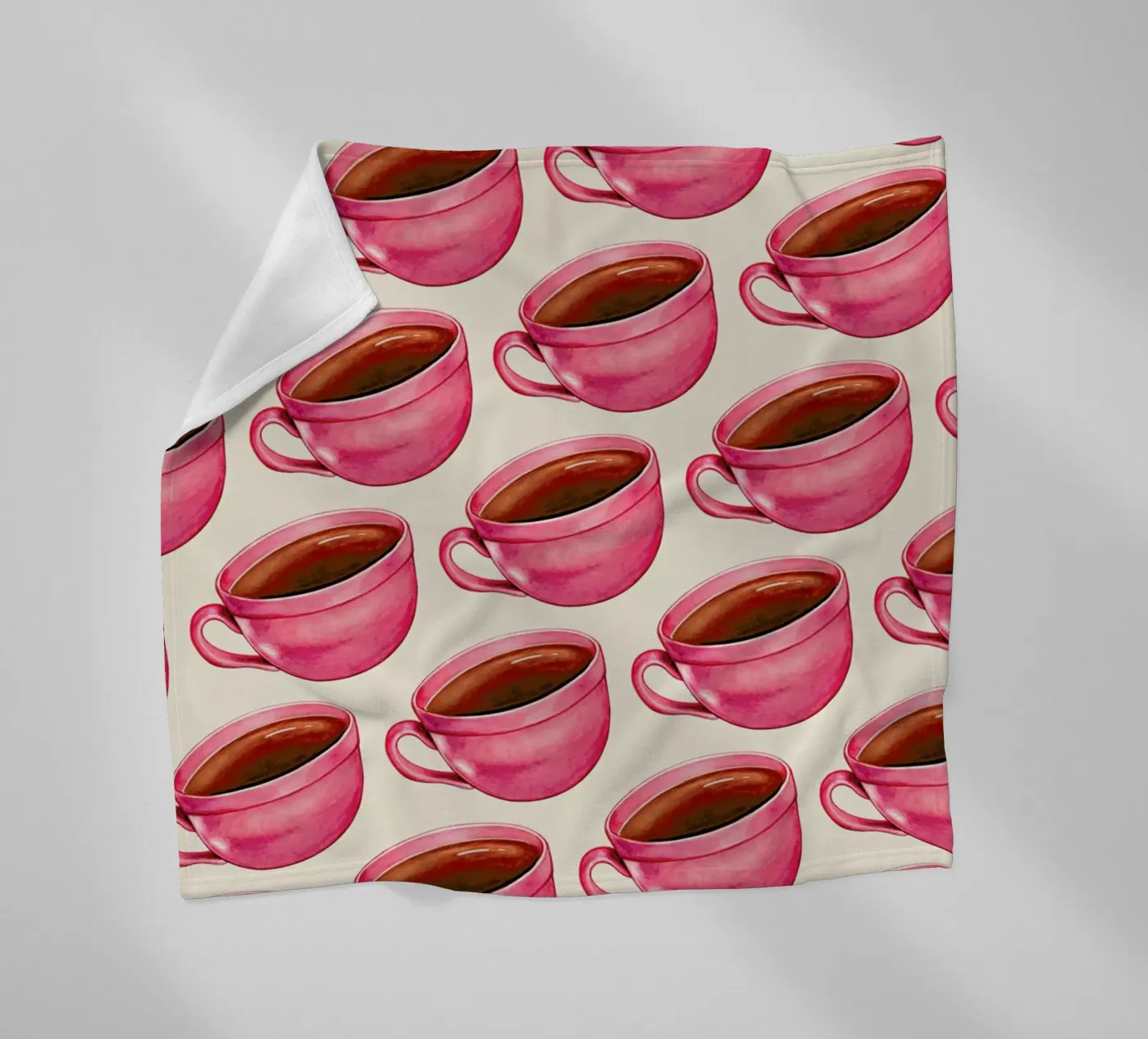 Coffee Patterns Coffee fleecedeken van Kelly Gilleran
