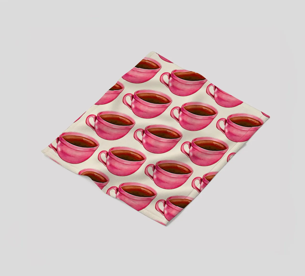 Coffee Patterns Coffee Fleecedecke von Kelly Gilleran