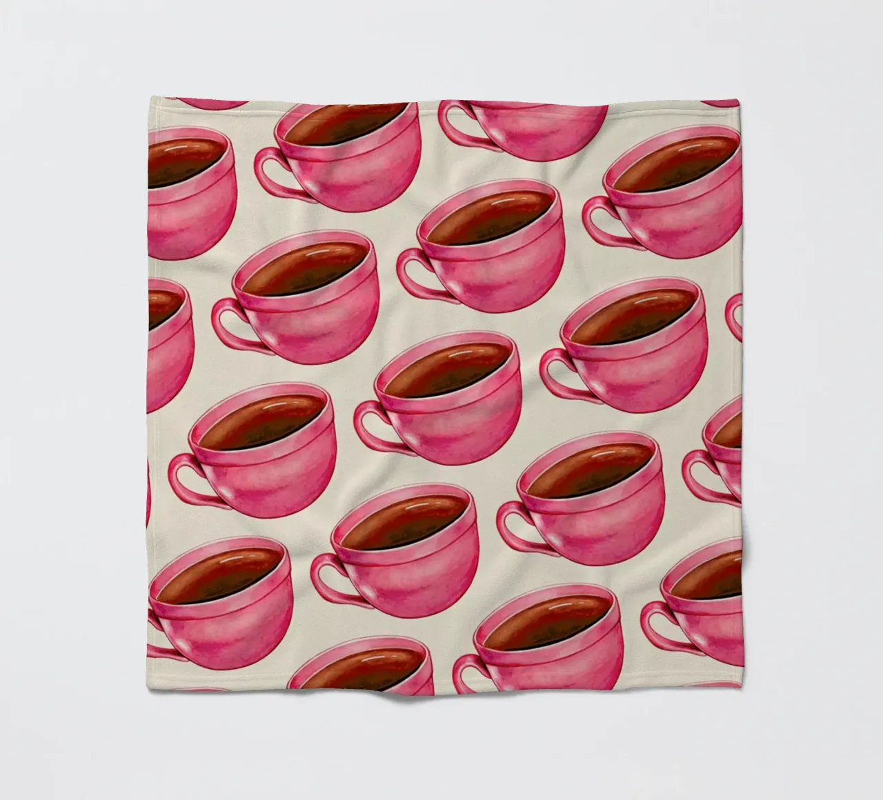 Coffee Patterns Coffee Fleecedecke von Kelly Gilleran