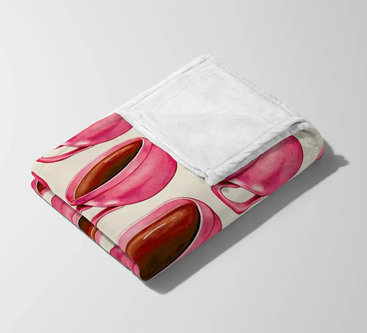 Coffee Patterns Coffee Fleecedecke von Kelly Gilleran