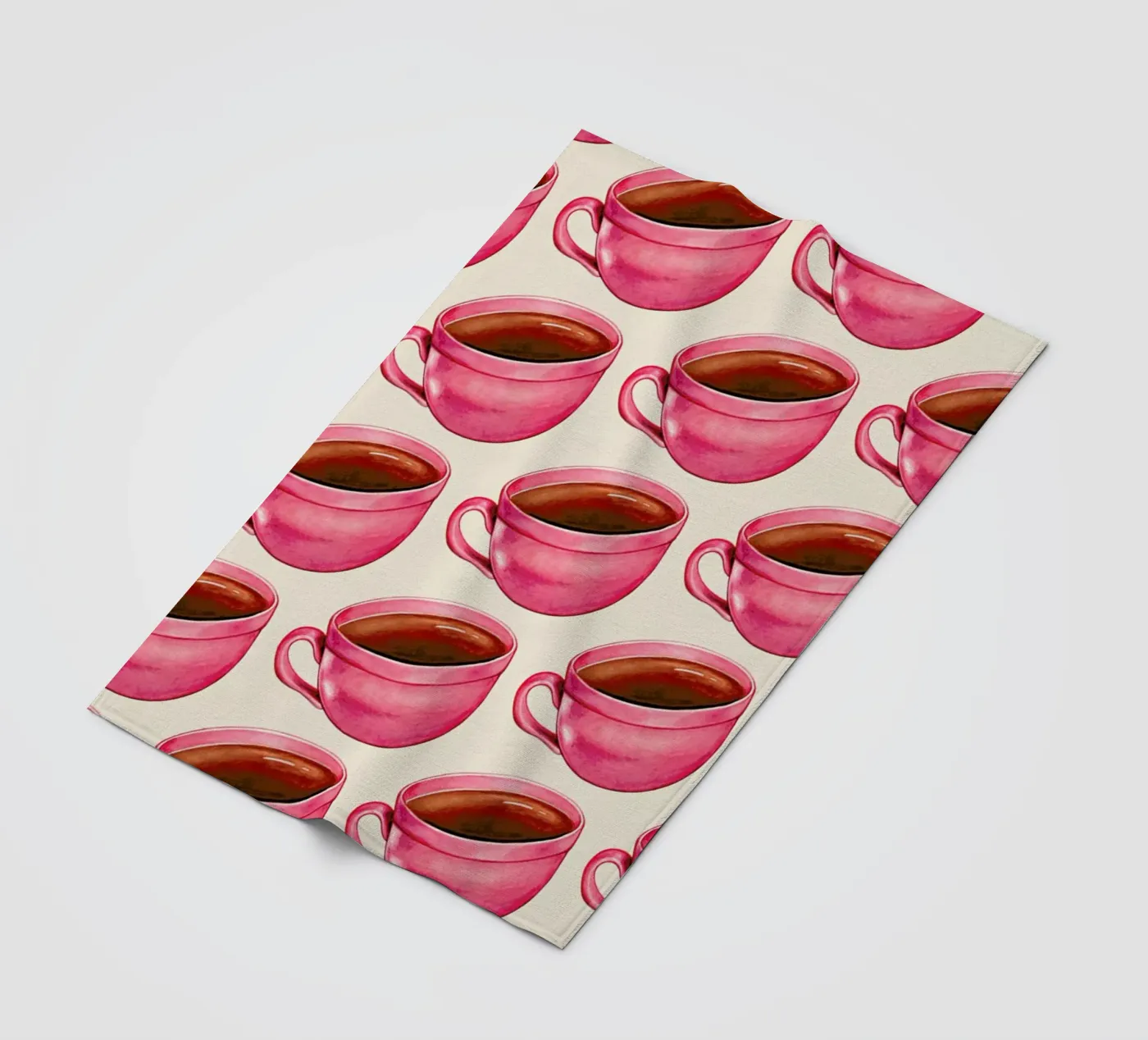 Coffee Patterns Coffee fleecedeken van Kelly Gilleran