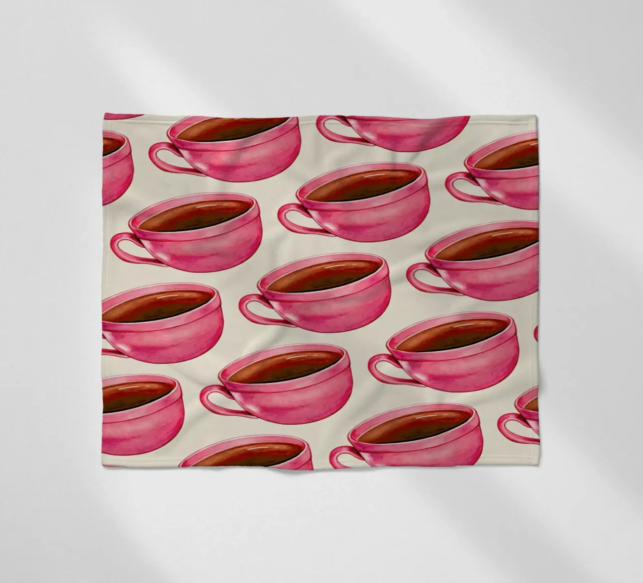 Coffee Patterns Coffee Fleecedecke von Kelly Gilleran
