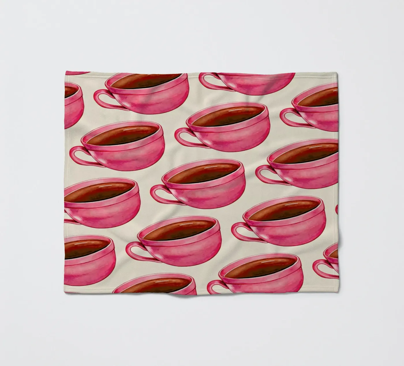 Coffee Patterns Coffee fleecedeken van Kelly Gilleran