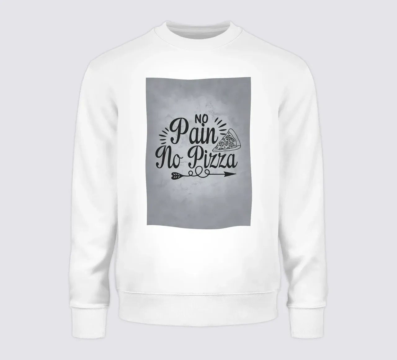 Sin dolor no hay pizza sudadera de Delaplane