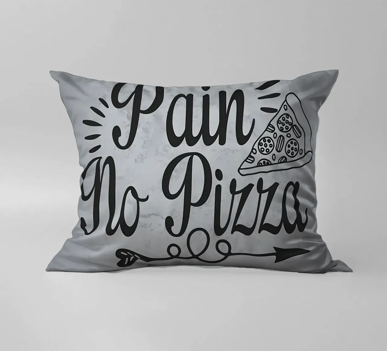 No Pain No Pizza cuscino da Delaplane