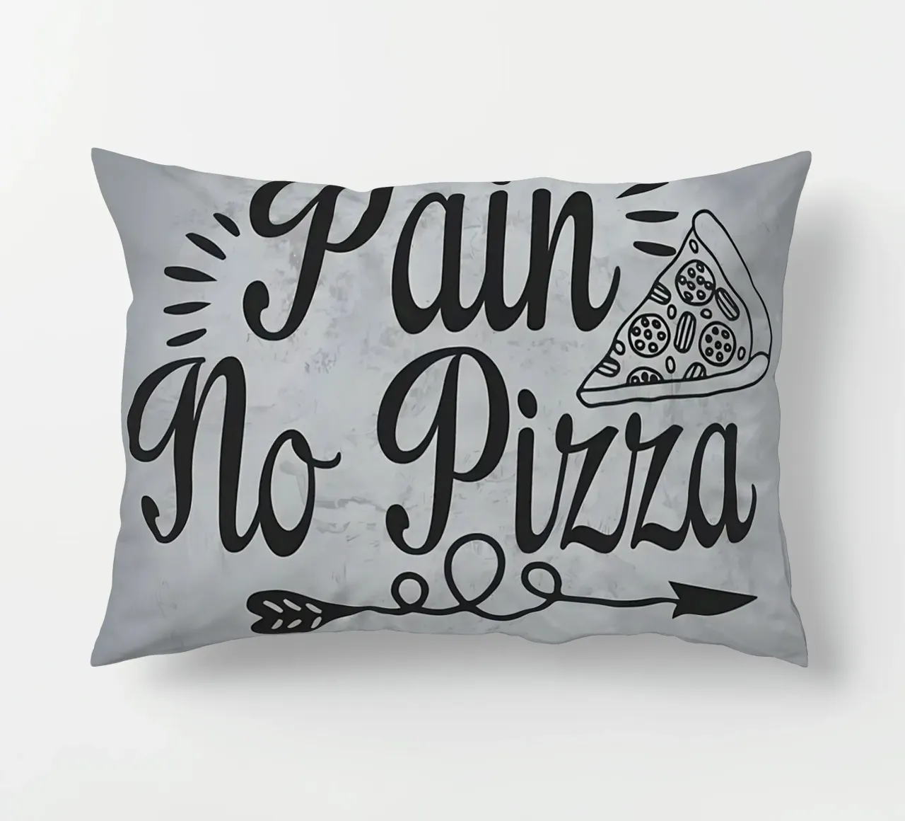 No Pain No Pizza cuscino da Delaplane