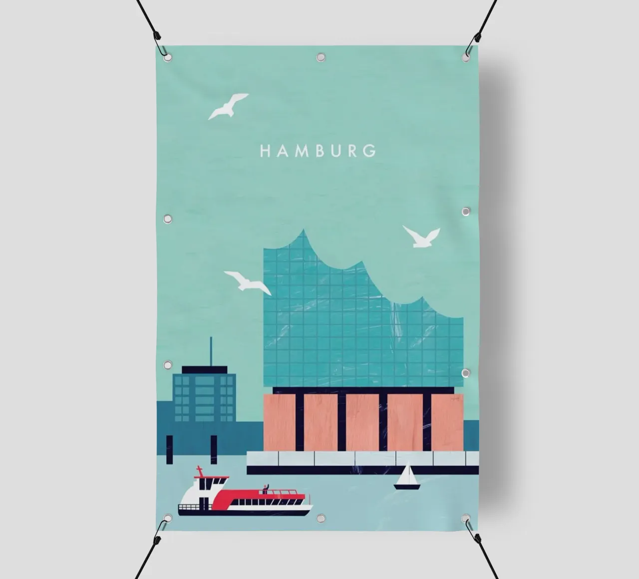 Hamburg Elbphilharmonie pvc cover by Katinka Reinke