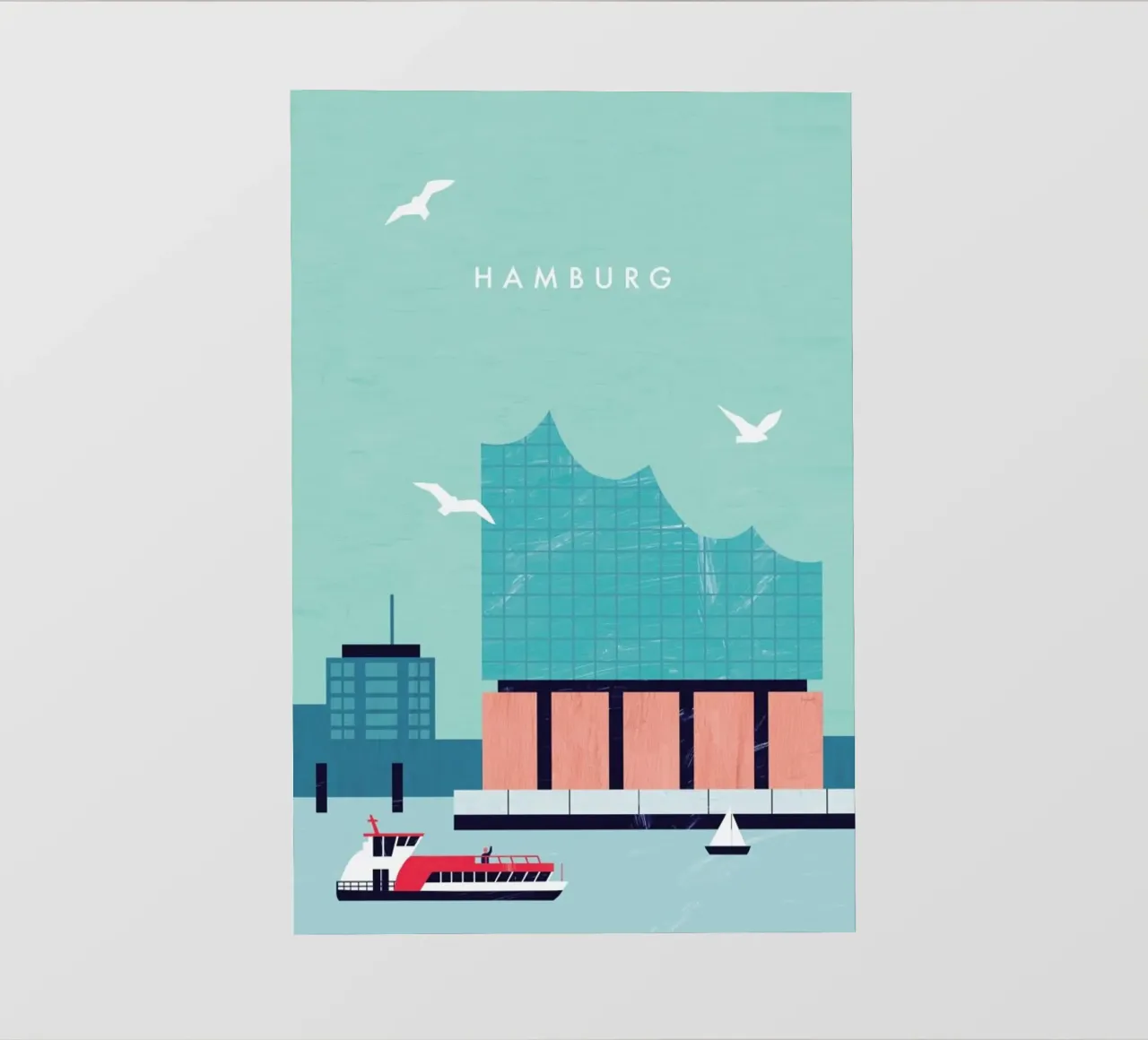 Hamburg Elbphilharmonie pvc cover by Katinka Reinke