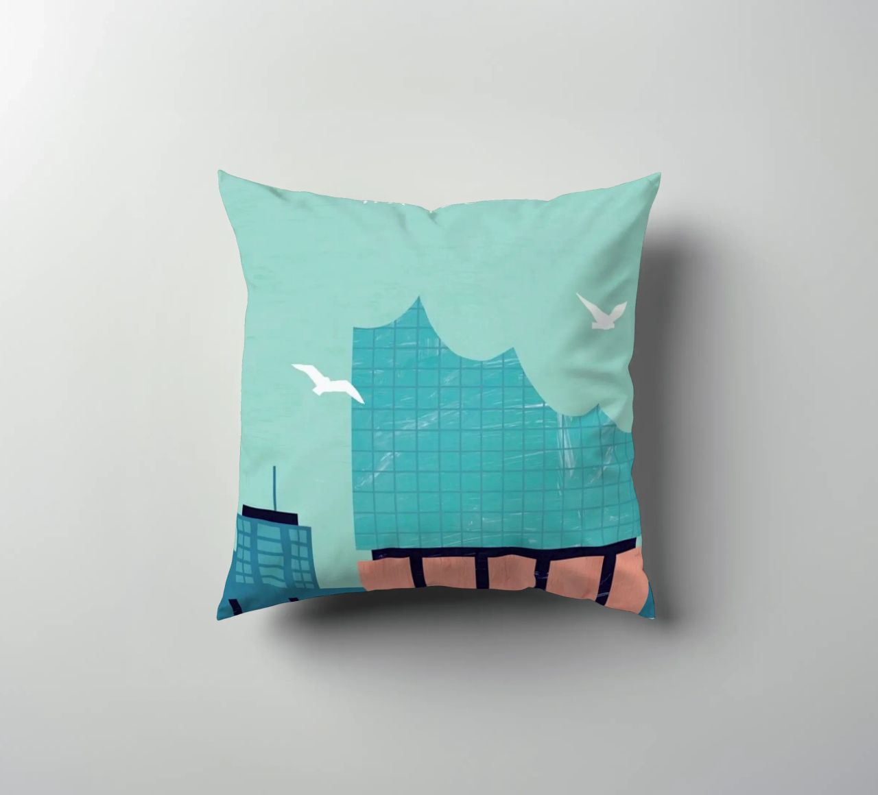 Hambourg Elbphilharmonie coussin de Katinka Reinke