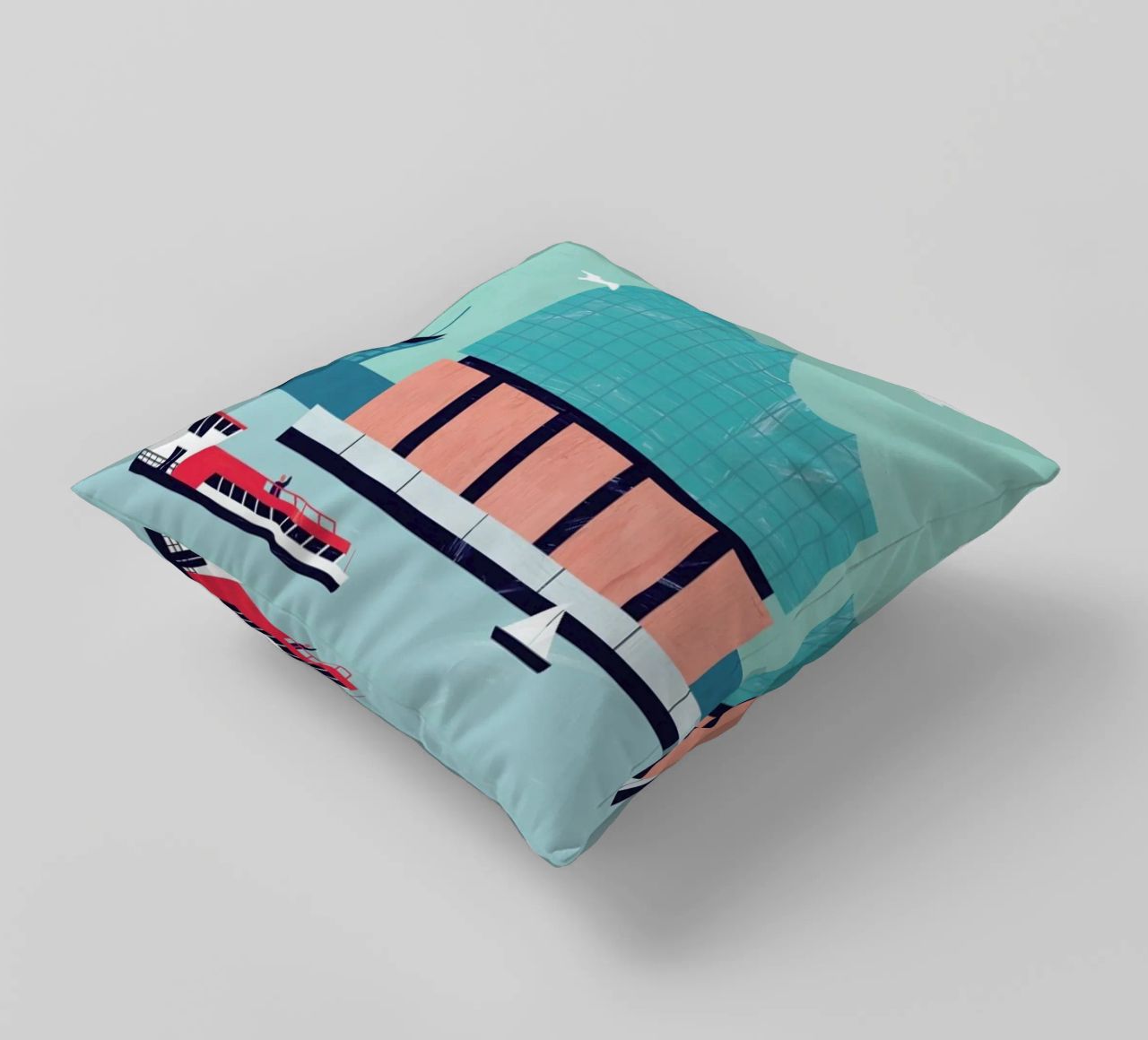 Hambourg Elbphilharmonie coussin de Katinka Reinke