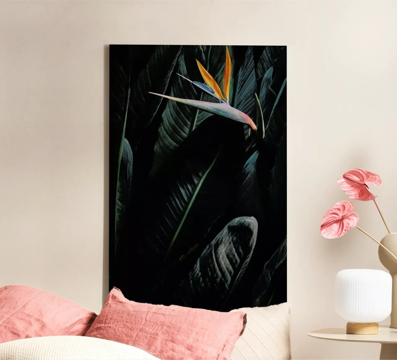 Bird of Paradise tela con Cornice a cassetta da Amy & Kurt
