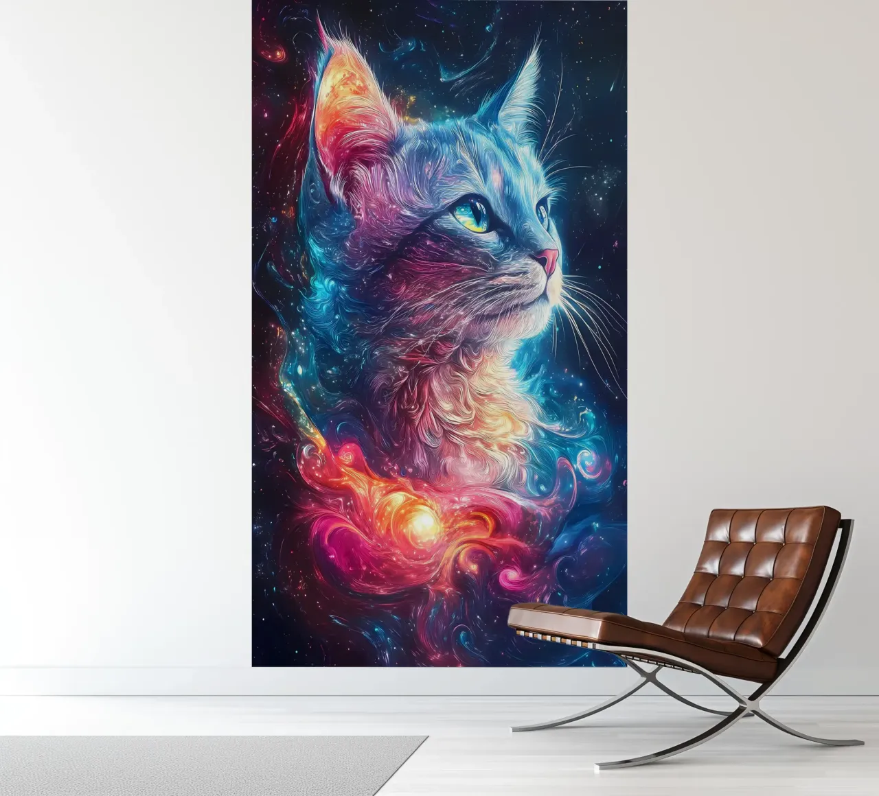 Space Cat Galaxy photo wallpaper by Ginnery